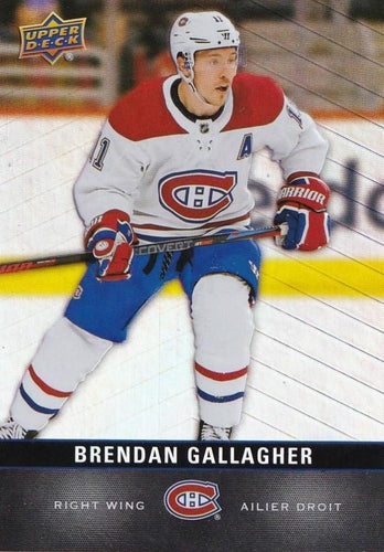 #99 Brendan Gallagher - Montreal Canadiens - 2019-20 Upper Deck Tim Hortons Hockey