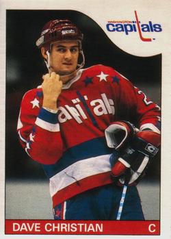 #99 Dave Christian - Washington Capitals - 1985-86 O-Pee-Chee Hockey