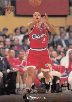 #99 Pooh Richardson - Los Angeles Clippers - 1995-96 Upper Deck Basketball