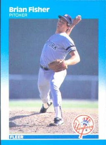 #99 Brian Fisher - New York Yankees - 1987 Fleer Baseball