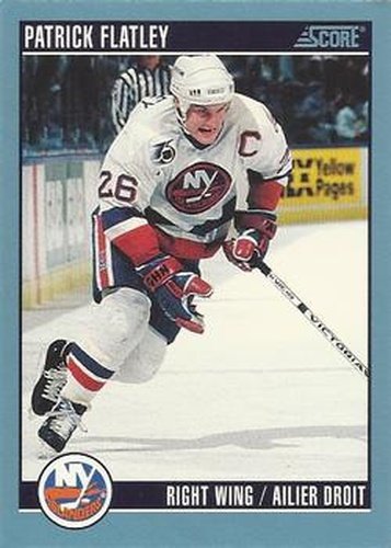 #99 Patrick Flatley - New York Islanders - 1992-93 Score Canadian Hockey