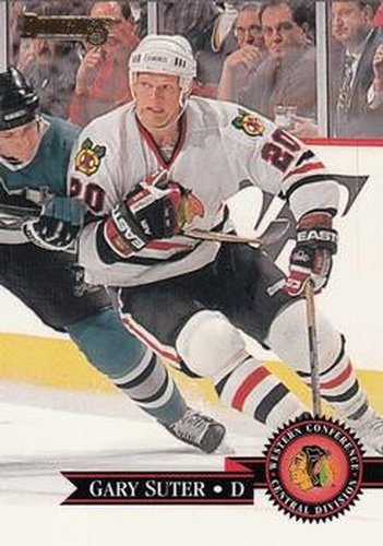 #99 Gary Suter - Chicago Blackhawks - 1995-96 Donruss Hockey