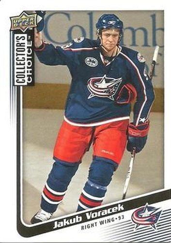 #99 Jakub Voracek - Columbus Blue Jackets - 2009-10 Collector's Choice Hockey