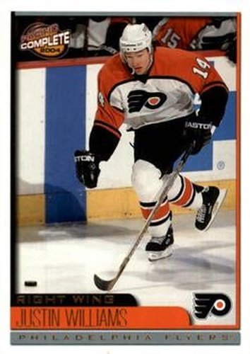 #99 Justin Williams - Philadelphia Flyers - 2003-04 Pacific Complete Hockey