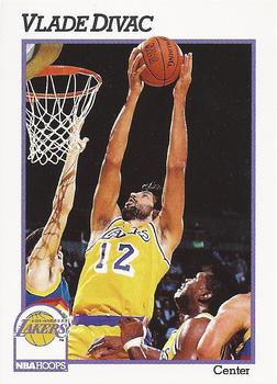 #99 Vlade Divac - Los Angeles Lakers - 1991-92 Hoops Basketball