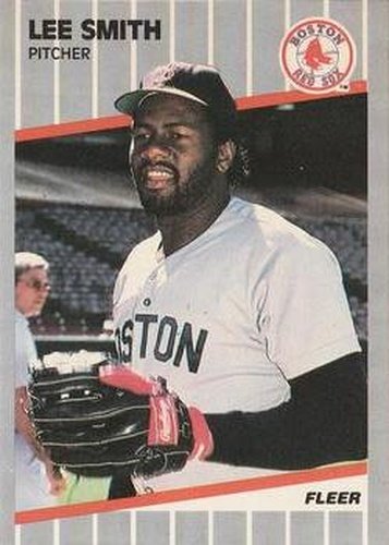#99 Lee Smith - Boston Red Sox - 1989 Fleer Baseball