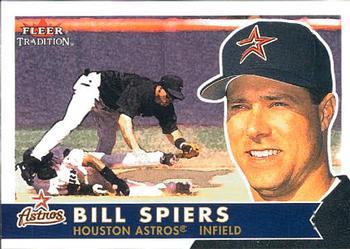 #99 Bill Spiers - Houston Astros - 2001 Fleer Tradition Baseball