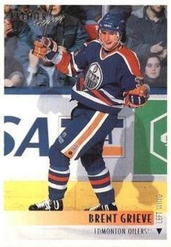 #99 Brent Grieve - Edmonton Oilers - 1994-95 Topps Premier Hockey