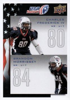 #99 Charles Frederick IV / Brandon Morrissey - USA - 2014 Upper Deck USA Football