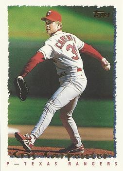 #99 Cris Carpenter - Texas Rangers - 1995 Topps Baseball