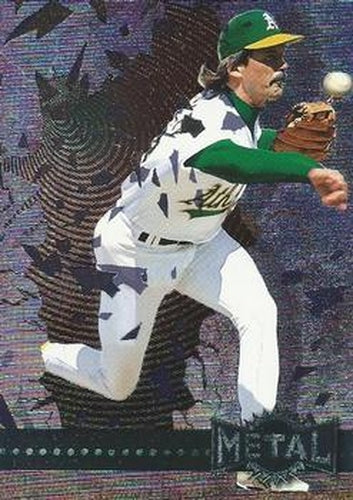 #99 Dennis Eckersley - Oakland Athletics - 1996 Metal Universe Baseball