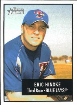 #99 Eric Hinske - Toronto Blue Jays - 2003 Bowman Heritage Baseball