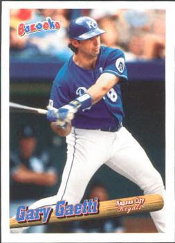 #99 Gary Gaetti - Kansas City Royals - 1996 Bazooka Baseball