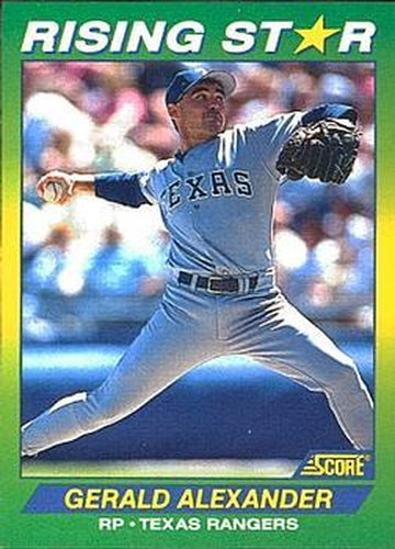#99 Gerald Alexander - Texas Rangers - 1992 Score 100 Rising Stars Baseball