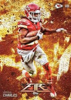 #99 Jamaal Charles - Kansas City Chiefs - 2014 Topps Fire Football