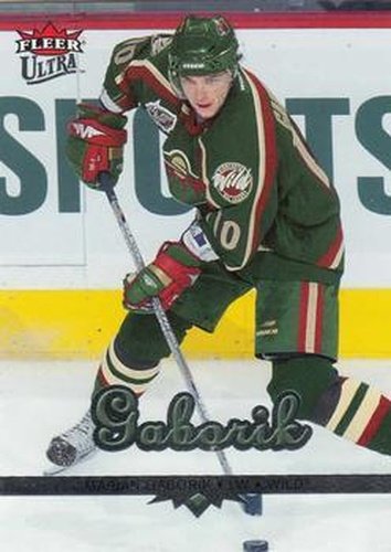 #99 Marian Gaborik - Minnesota Wild - 2005-06 Ultra Hockey