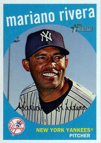 #99 Mariano Rivera - New York Yankees - 2008 Topps Heritage Baseball