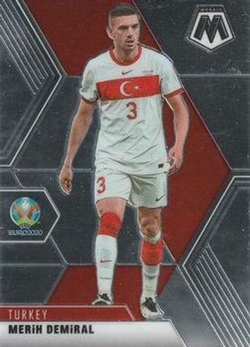 #99 Merih Demiral - Turkey - 2021 Panini Mosaic UEFA EURO Soccer