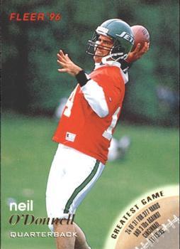 #99 Neil O'Donnell - New York Jets - 1996 Fleer Football