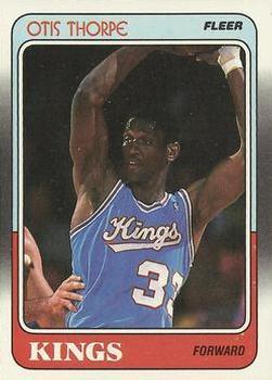 #99 Otis Thorpe - Sacramento Kings - 1988-89 Fleer Basketball