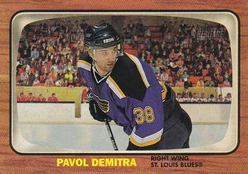 #99 Pavol Demitra - St. Louis Blues - 2002-03 Topps Heritage Hockey