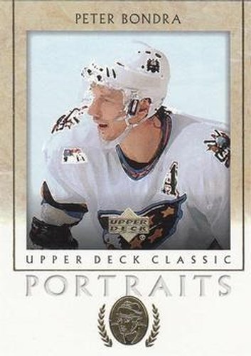 #99 Peter Bondra - Washington Capitals - 2002-03 Upper Deck Classic Portraits Hockey