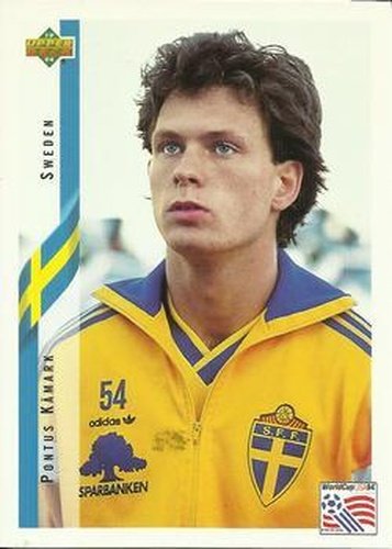 #99 Pontus Kamark - Sweden - 1994 Upper Deck World Cup Contenders English/Spanish Soccer