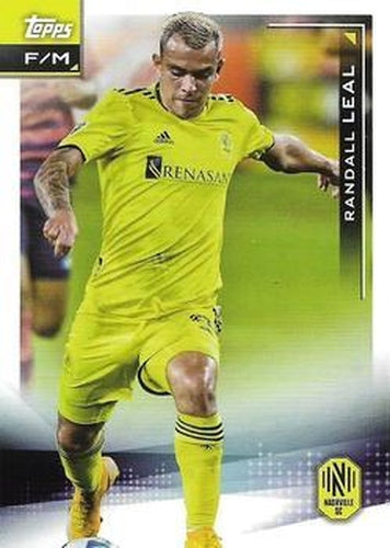 #99 Randall Leal - Nashville SC - 2021 Topps MLS Soccer