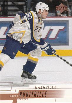 #99 Randy Robitaille - Nashville Predators - 2000-01 Upper Deck Hockey