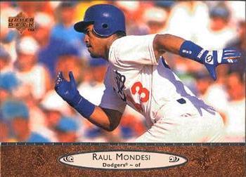#99 Raul Mondesi - Los Angeles Dodgers - 1996 Upper Deck Baseball
