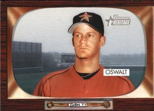 #99 Roy Oswalt - Houston Astros - 2004 Bowman Heritage Baseball