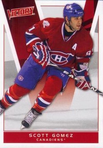 #99 Scott Gomez - Montreal Canadiens - 2010-11 Upper Deck Victory Hockey