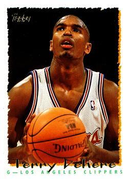 #99 Terry Dehere - Los Angeles Clippers - 1994-95 Topps Basketball