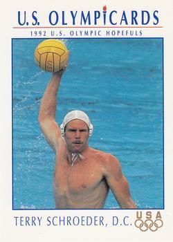 #99 Terry Schroeder - USA - 1992 Impel U.S. Olympic Hopefuls
