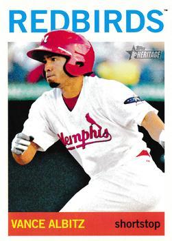 #99 Vance Albitz - Memphis Redbirds - 2013 Topps Heritage Minor League Baseball