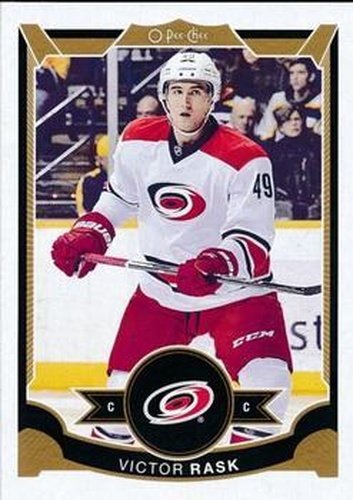 #99 Victor Rask - Carolina Hurricanes - 2015-16 O-Pee-Chee Hockey