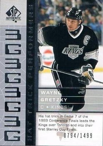 #99 Wayne Gretzky - Los Angeles Kings - 2002-03 SP Authentic Hockey