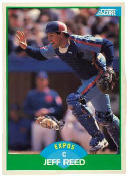 #99 Jeff Reed - Montreal Expos - 1989 Score Baseball