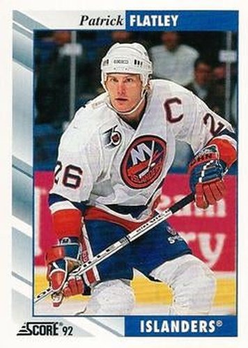 #99 Patrick Flatley - New York Islanders - 1992-93 Score USA Hockey