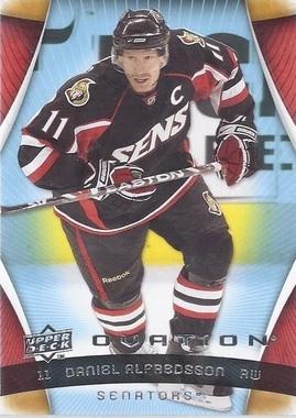 #99 Daniel Alfredsson - Ottawa Senators - 2009-10 Upper Deck Ovation Hockey