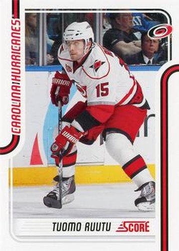 #99 Tuomo Ruutu - Carolina Hurricanes - 2011-12 Score Hockey