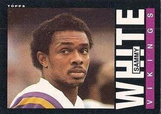 #99 Sammie White - Minnesota Vikings - 1985 Topps Football