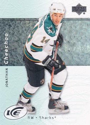 #99 Jonathan Cheechoo - San Jose Sharks - 2007-08 Upper Deck Ice Hockey