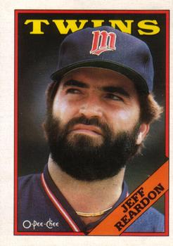 #99 Jeff Reardon - Minnesota Twins - 1988 O-Pee-Chee Baseball