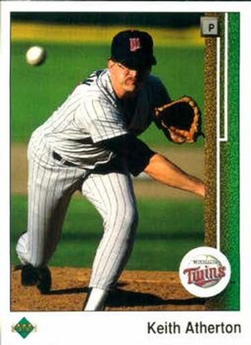 #599 Keith Atherton - Minnesota Twins - 1989 Upper Deck Baseball