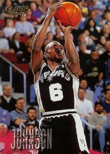 #99 Avery Johnson - San Antonio Spurs - 1996-97 Fleer Basketball
