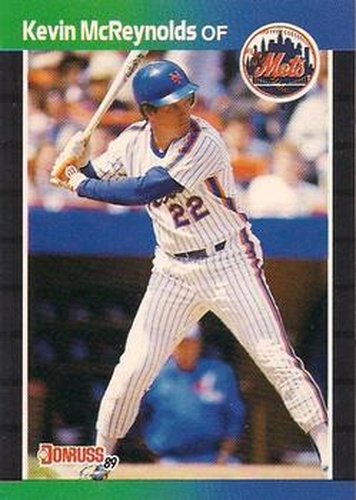 #99 Kevin McReynolds - New York Mets - 1989 Donruss Baseball