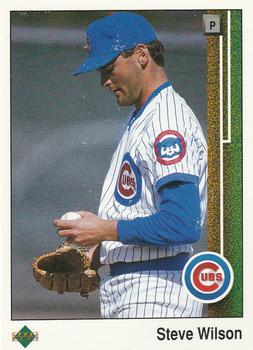 #799 Steve Wilson - Chicago Cubs - 1989 Upper Deck Baseball