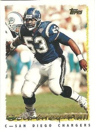 #99 Courtney Hall - San Diego Chargers - 1995 Topps Football