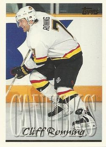 #99 Cliff Ronning - Vancouver Canucks - 1995-96 Topps Hockey